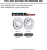 PowerSport Rear Drilled Rotors + Ceramic Brake pads BLXR.03003.02