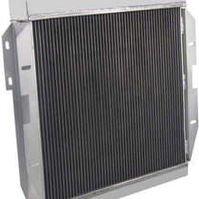 CoolingCare All Aluminum Radiator for 1955-1957 Ford Thunderbird Y-Block 4.8L 5.1L V8 (4Row 62mm Core)