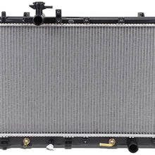 DNA Motoring OEM-RA-2980 2980 Factory Style Aluminum Core Cooling Radiator Replacement