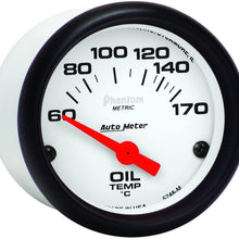 Auto Meter 5748-M Phantom Electric Oil Temperature Gauge