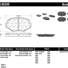 StopTech 309.06350 Street Performance Front Brake Pad
