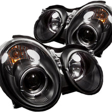 Spyder Auto Mercedes Benz CLK Black Halogen Projector Headlight