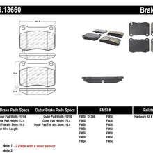 StopTech 309.13660 Street Performance Rear Brake Pad