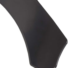 ECOTRIC Black Universal Front Bumper Lip Chin Spoiler ABS for Audi,Ford,BMW,Honda,Chevrolet,Toyota,Civic,Benz,Mazda,GMC Car