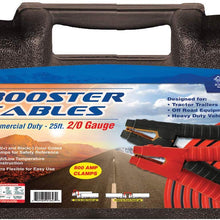 FJC (45265) 25' 2/0-Gauge Booster Cable with 800 Amp Rating Clamp