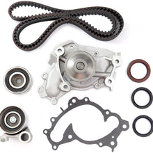 ECCPP Timing Belt Kit Including Timing Belt Water Pump with Gasket tensioner Bearing fits for 94 95 96 97 98 99 00 01 02 Lexus ES300/995 96 97 98 99 00 01 02 03 04 Toyota Avalon