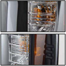 ACANII - For 2014-2015 Chevy Silverado 1500 LED Light Tube DRL Black Housing Projector Headlights Headlamps Assembly