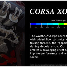 CORSA 14131 XO-Style 2.5" Diameter Stainless Steel Crossover Pipe Kit for Chevy Corvette