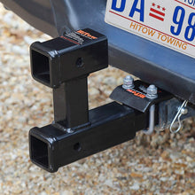 HiTow Dual Receiver Extender Trailer Towing Hitch Extension(GTW 5,000 lbs)
