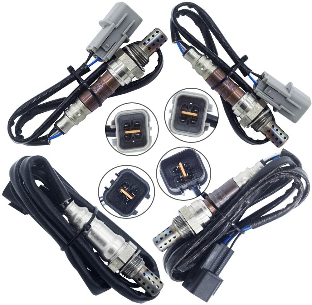 Sangyue Oxygen O2 02 Sensor 1 & 2 for Mitsubishi Eclipse 2006 2007 2008 2009 2010 2011 2012 2.4L Upstream +Downstream 4PCS