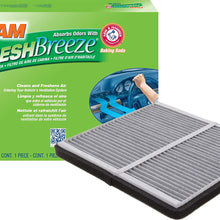 FRAM Fresh Breeze Cabin Air Filter Replacement for Car Passenger Compartment w/Arm and Hammer Baking Soda, Easy Install, CF8644A for Select Volkswagen and Audi Vehicles , white
