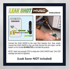 Leak Shot HVAC (by Leak Saver) - Professional Condensate Line Blaster and Leak Saver Leak Sealant Injector for Air Conditioning and Refrigeration Systems
