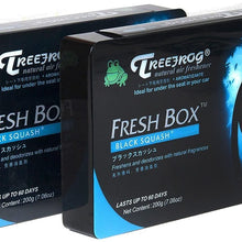 Treefrog Xtreme Fresh Air Freshener Black Squash Scent 2 Packs