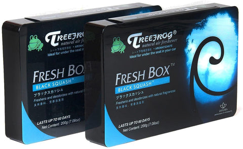 Treefrog Xtreme Fresh Air Freshener Black Squash Scent 2 Packs