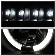 Spyder Auto 5012029 LED Halo Projector Headlights Black/Clear