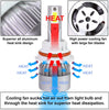 DNA Motoring HID-LED-LB-FAN-H1 Pair of LED Light Bulbs with Cooling Fan