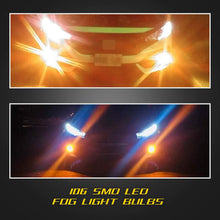 YaaGoo H10/9140/9145 yellow LED Fog DRL Driving Lights bulbs,Replacement of Halogen,360 degree bright,2pcs