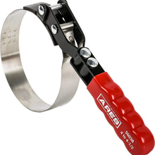 ARES 56039 - 4-in-1 Swivel Oil Filter Wrench - 2 3/8" to 4 3/8" (60mm to 110mm) Capacity - 180 Degree Swivel for Better Access, Self-Tightens on Filter