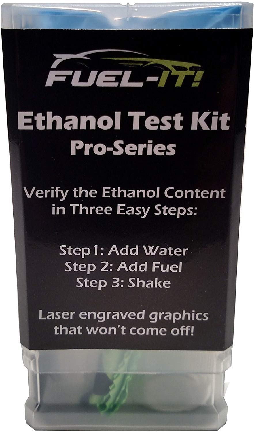 Pro-Series Ethanol Test Kit with 2 Reusable Testers for Ethanol, E85, Gasoline, Race Gas, Ethanol-Free Fuel Tester