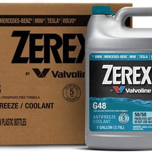 Zerex G48 Low Silicate/Phosphate Free 50/50 Prediluted Ready-to-Use Antifreeze/Coolant 1 GA, Case of 6 (859537-CS)