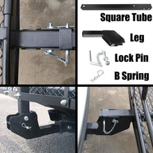 Cargo Carrier Hitch Mount Luggage Carrier Folding Legs Spring Hooks Cargo Basket for Outdoor