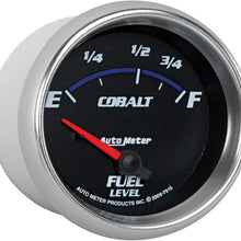 Auto Meter 7915 Cobalt 2-5/8" 73 E/ 10 F Short Sweep Electric Fuel Level Gauge