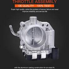 SPEEDWOW Electronic Throttle Body Air Control Assembly with TPS Sensor for 2007-2015 Volkswagen Beetle Golf Jetta Passat Rabbit 07K133062A