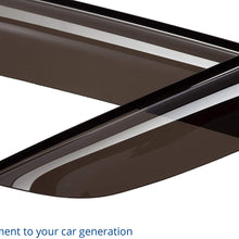 Goodyear Side Window Deflectors for Honda CR-V (CRV) 2017-2019 SUV, Tape-on Rain Guards, Window Visors, 4 Pieces - GY003123