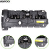 SCITOO Engine Valve Cover with Gasket 11127552281 for BMW X3 X5 E86 Z4 E82 128i E92 328i 528i 2006-2013 Valve Cover Gasket Set QR25DE