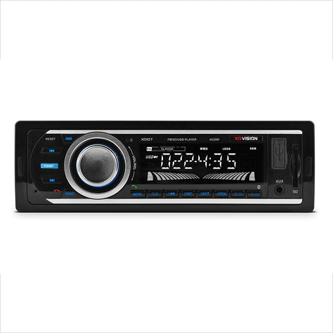 Car Stereo, XO Vision Wireless Bluetooth Car Stereo Receiver with 20 watts x 4, USB Port , SD Card Slot, and MP3 and FM [ XD107 ]