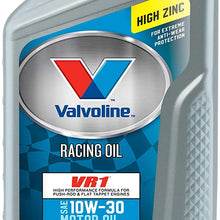 Valvoline VR1 Racing SAE 10W-30 Motor Oil 1 QT, Case of 6
