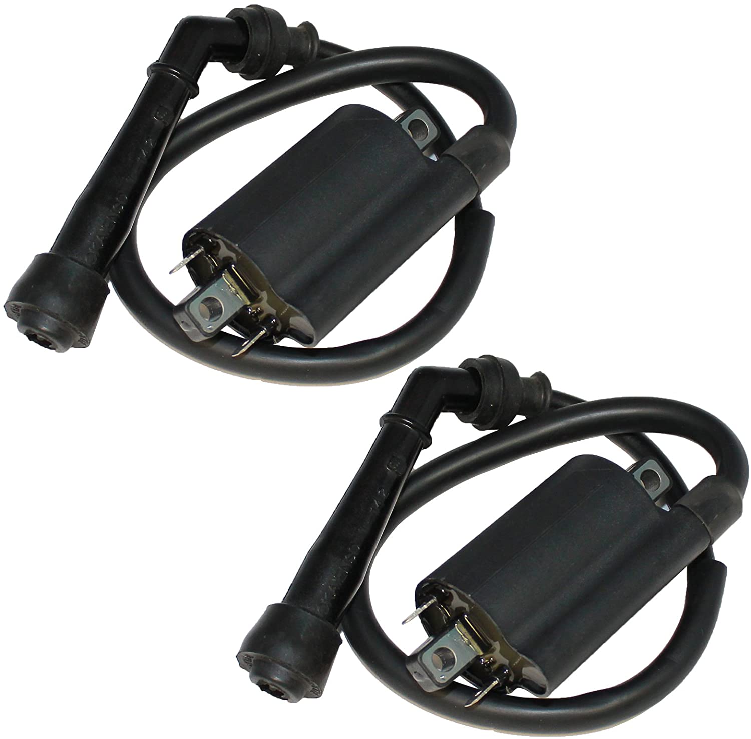 Caltric 2 Ignition Coil Compatible With Suzuki Vz800 Marauder 800 1997 1998 1999 2000 2001 2002 2003 2004