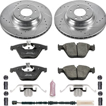 Power Stop K7022 Front Brake Kit with Drilled/Slotted Brake Rotors and Z23 Evolution Ceramic Brake Pads