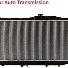 DFSX New Aluminum and Plastic Material Automatic Transmission Radiator, For 1987-1991 Toyota Camry