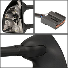 Replacement for Super Duty F250-F550 Heated Power Signal Extendable Chrome Towing Side+Corner Blind Spot Mirror