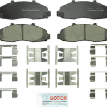 Bosch BC679 QuietCast Premium Ceramic Disc Brake Pad Set For Ford: 1997-2003 F-150, 2004 F-150 Heritage; Lincoln: 2002 Blackwood; Front