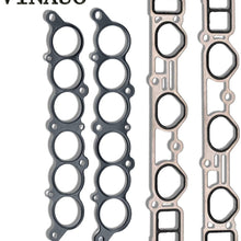 VINAUO MS95898 Intake Manifold Gasket Kit Intake Gaskets Replacement For 1995-2004 Toyota Tacoma 2001-2004 Toyota Tundra 1996-2002 Toyota 4Runner 1995-1998 Toyota T100