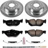Power Stop K7008 Rear Brake Kit with Drilled/Slotted Brake Rotors and Z23 Evolution Ceramic Brake Pads