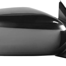 Passenger Side Unpainted Power Operated Non-Heated Non-Folding Side View Mirror for 2013 2014 2015 2016 2017 2018 Nissan Altima NI1321223