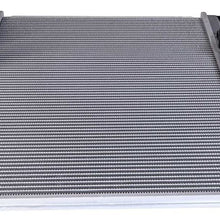 AutoShack RK1209 27.3in. Complete Radiator Replacement for 2007-2012 Nissan Sentra 2.0L 2.5L