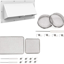 Kohree RV Furance Vent Cover (4-Pack) with RV Range Exaust Vent Cover Bundle