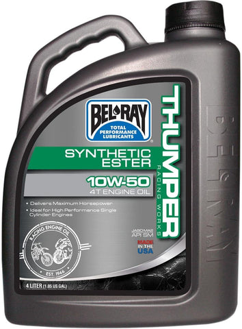 Bel-Ray Thumper Racing Works Full Synthetic Ester 4T Engine Oil - 10W50 - 4L. 99550-B4LW