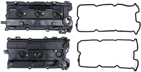 Brand New FVC110K Valve Cover Gaskets, Valve Cover, and Spark Plug Tube Seals (Both Left and Right Side) for Infiniti & Nissan 3.5L V6 DOHC Engine Code VQ35DE 2003-07 Murano