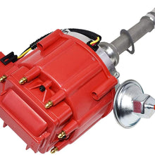 A-Team Performance Complete HEI Distributor 65K Coil Compatible with Chevrolet Chevy GM GMC Small Block Big Block Corvette Tach Drive 62-74 SBC BBC 7500 RPM 283 327 350 383 400 396 427 454 Red Cap