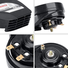 Compact Snail Car Horn Ultra-thin Waterproof Loud 12v Auto Horn Kit 2020 New Upgraded Horn High/Low Tone for Truck Car Motorcycle Pickup RV SUV MPV Vans