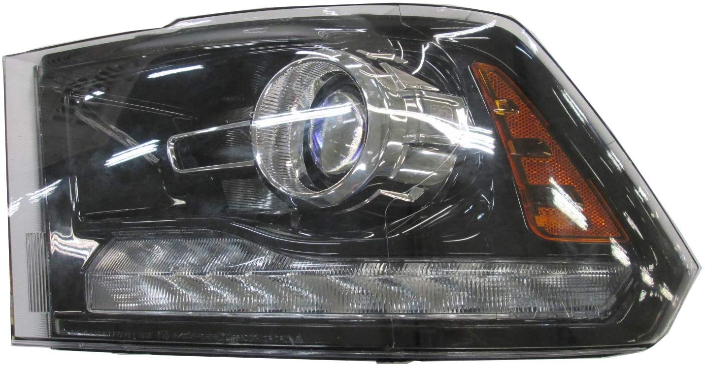 Headlight For 2016-2018 Ram 1500 2500 3500 (Pickup) Driver Side Assembly Projector Black Capa Depo CH2502289C