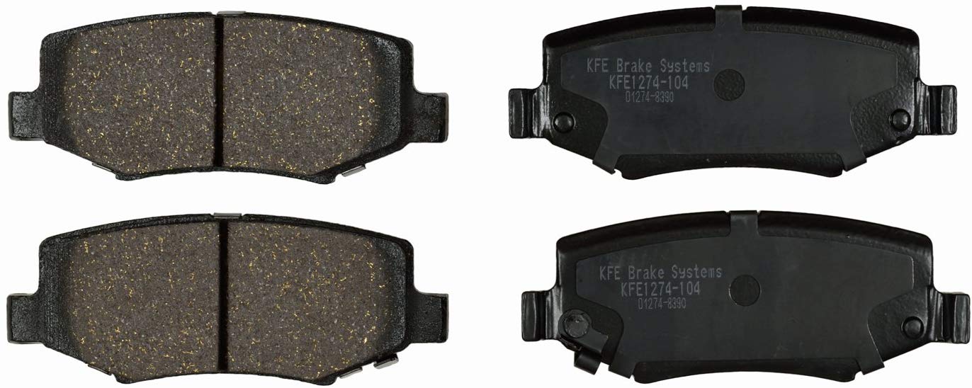 KFE Ultra Quiet Advanced KFE1274-104 Premium Ceramic REAR Brake Pad Set
