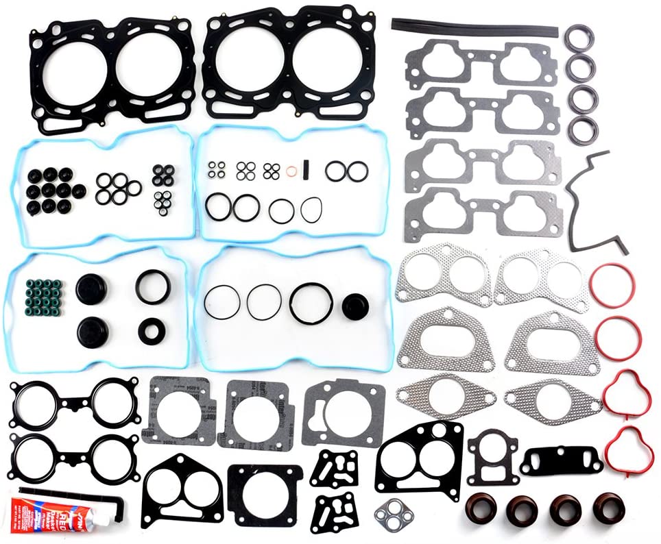 SCITOO Compatible fit for Cylinder Head Gasket Kits 04-09 for Subaru Impreza Forester Legacy for Saab 2.5L SOHC Engine Cylinder Head Gaskets Automotive Replacement Gasket Set