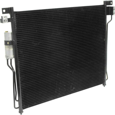VioletLisa All Aluminum Air Condition Condenser 1 Row Compatible with 2008-2012 Pathfinder 5.6L 2008-2012 Pathfinder 4.0L V6 V8 Without Oil Cooler