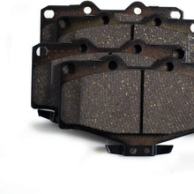 KFE KFE436-104 Ultra Quiet Advanced Premium Ceramic Brake Pad Front Set Compatible with: 1990 1997-2002 Toyota 4Runner, 4 Runner, Tacoma, Pickup